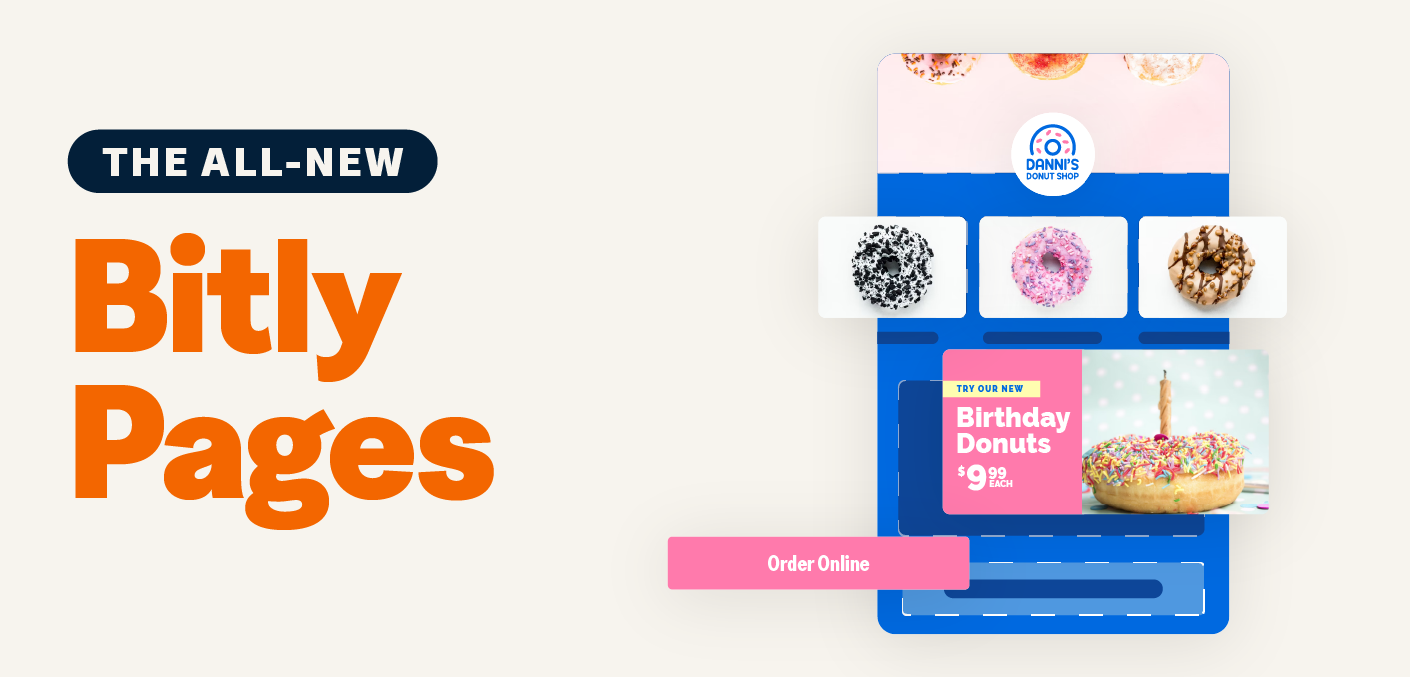 Bitly Pages ist der No-Code-Landingpage-Builder von Bitly. Mit seinen benutzerfreundlichen Funktionen und Vorteilen macht er die Erstellung von Landingpages für die meisten Marketingfachleute zugänglich – auch für diejenigen ohne technischen Hintergrund.