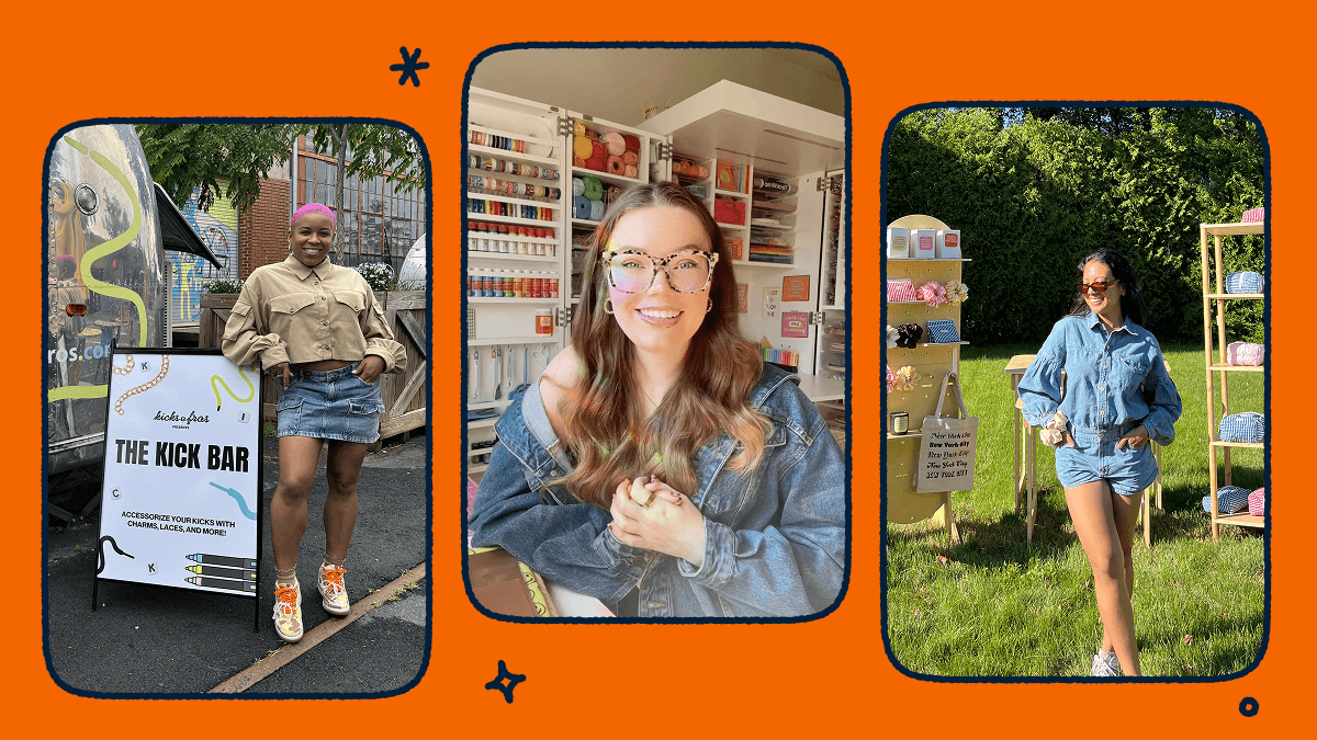 Photo of a group of marketing experts explaining how they use QR codes to create interactive experiences.